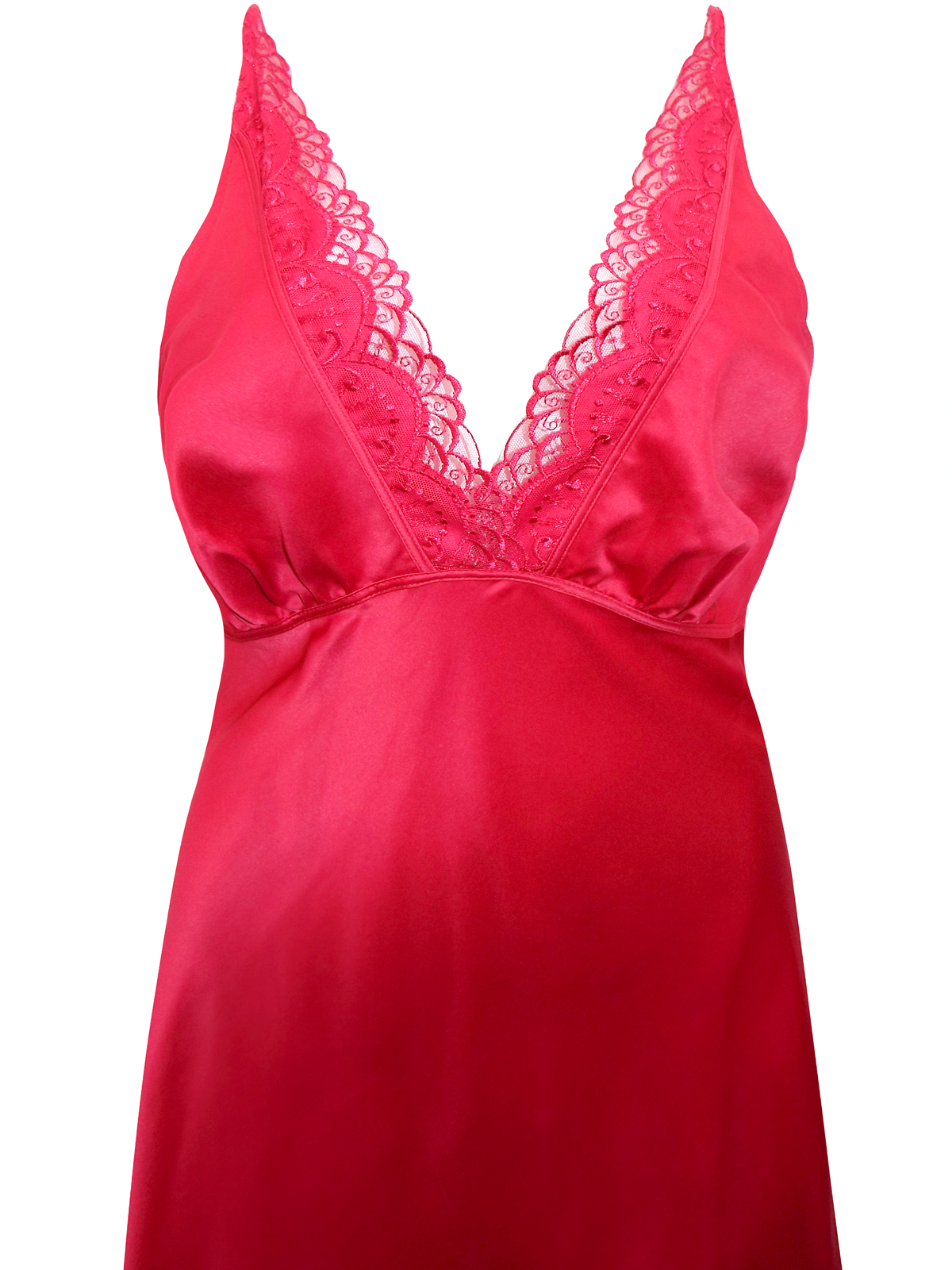 Marks and Spencer - - M&5 RED Long Satin Nightdress - Size 8 to 22