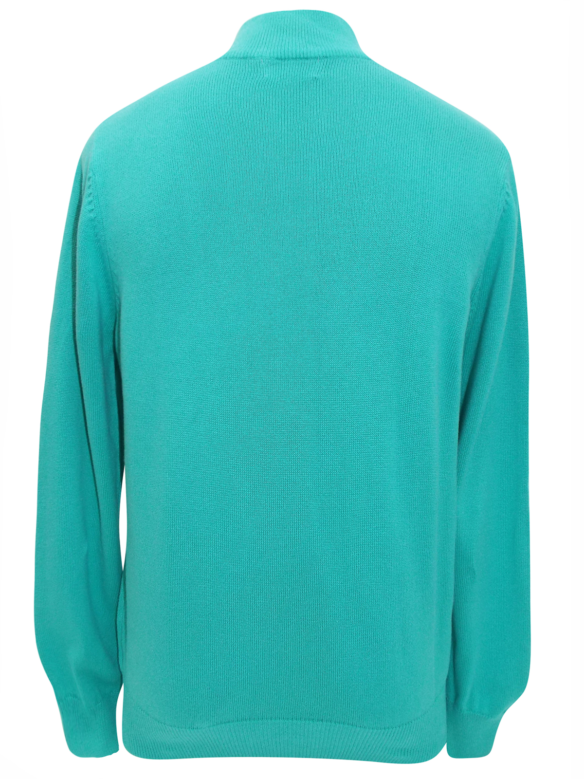Marks and Spencer - - M&5 SEA-GREEN Pure Cotton V-Neck Jumper - Size ...