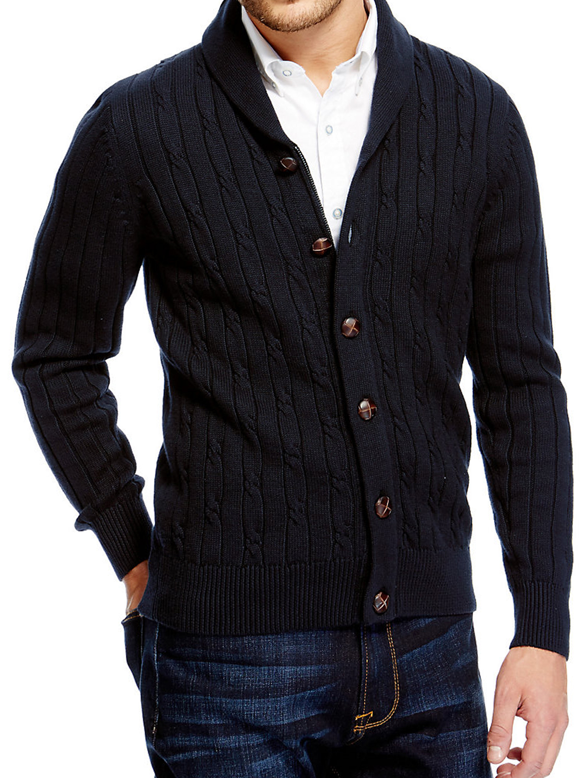 marks and spencer's men's cardigans