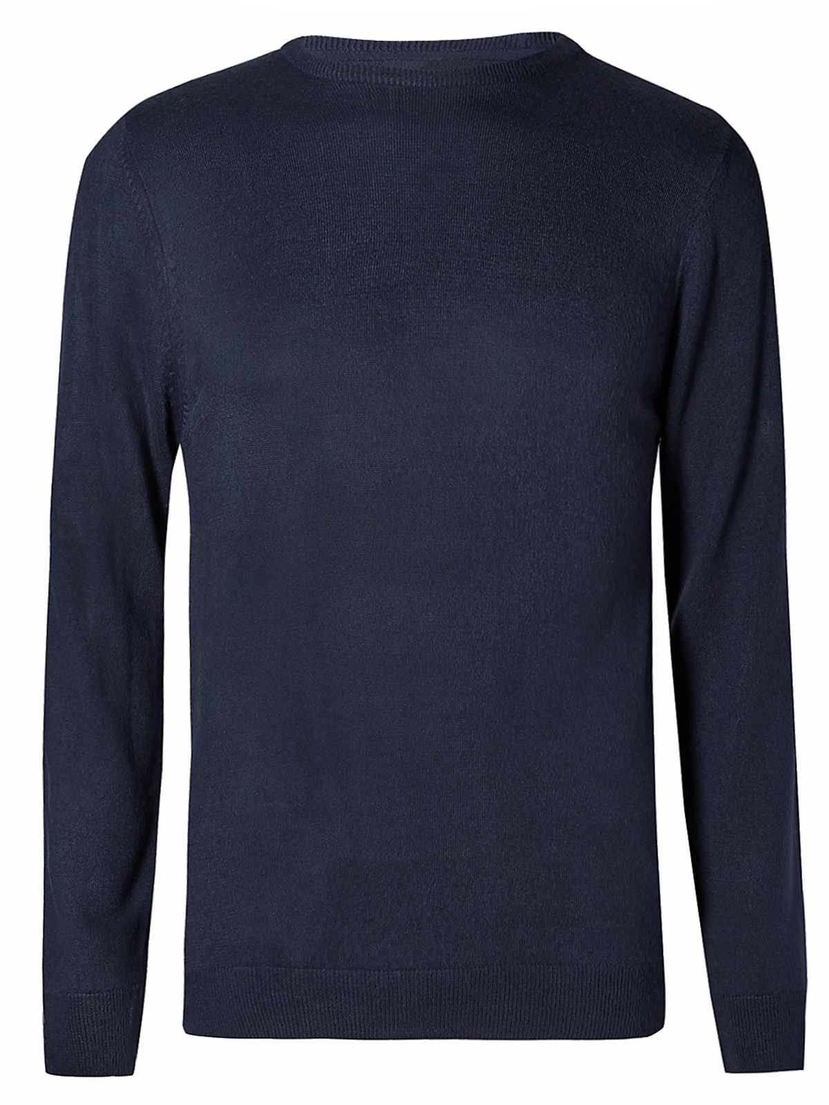 Marks and Spencer - - M&5 Mens NAVY Crew Neck Jumper - Size Small to to ...