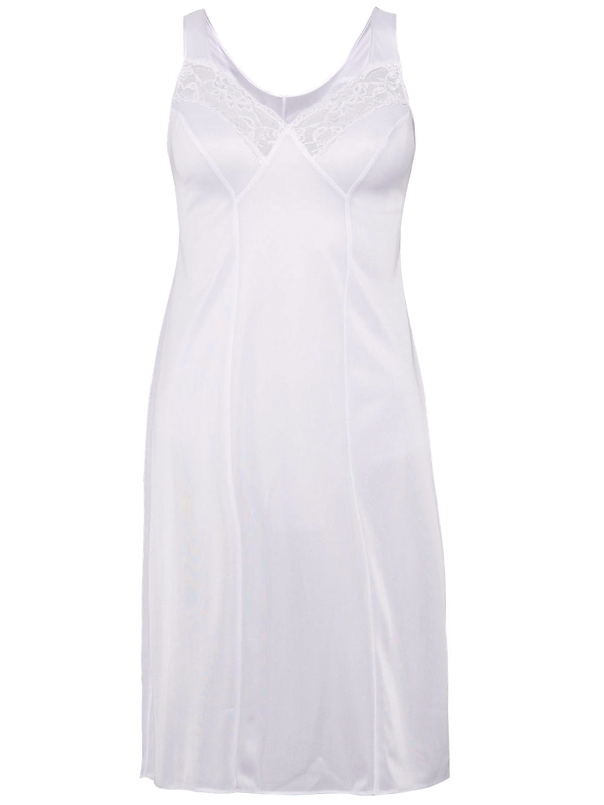 lace trim full slip