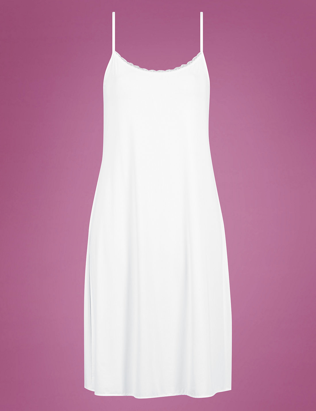 Marks and Spencer M&5 WHITE Reversible Cool Comfort Full Slip