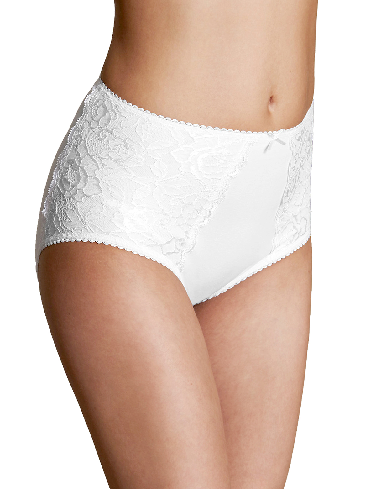 Marks and Spencer M&5 2 Pack NATURAL Mix Firm Control Full Briefs