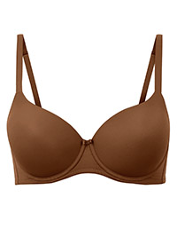 M&5 TOBACCO Padded Full Cup Bra - Size 32 to 40 (B-C-D-DD)