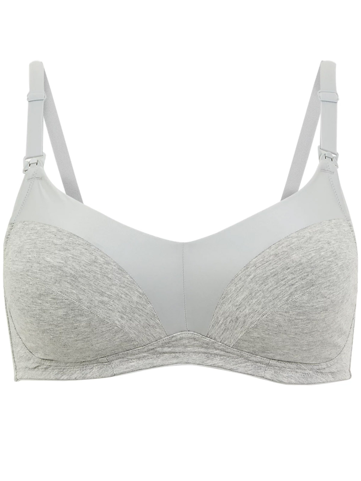 Grey Full Cup Nursing Bra - Size 34 (c Cup)