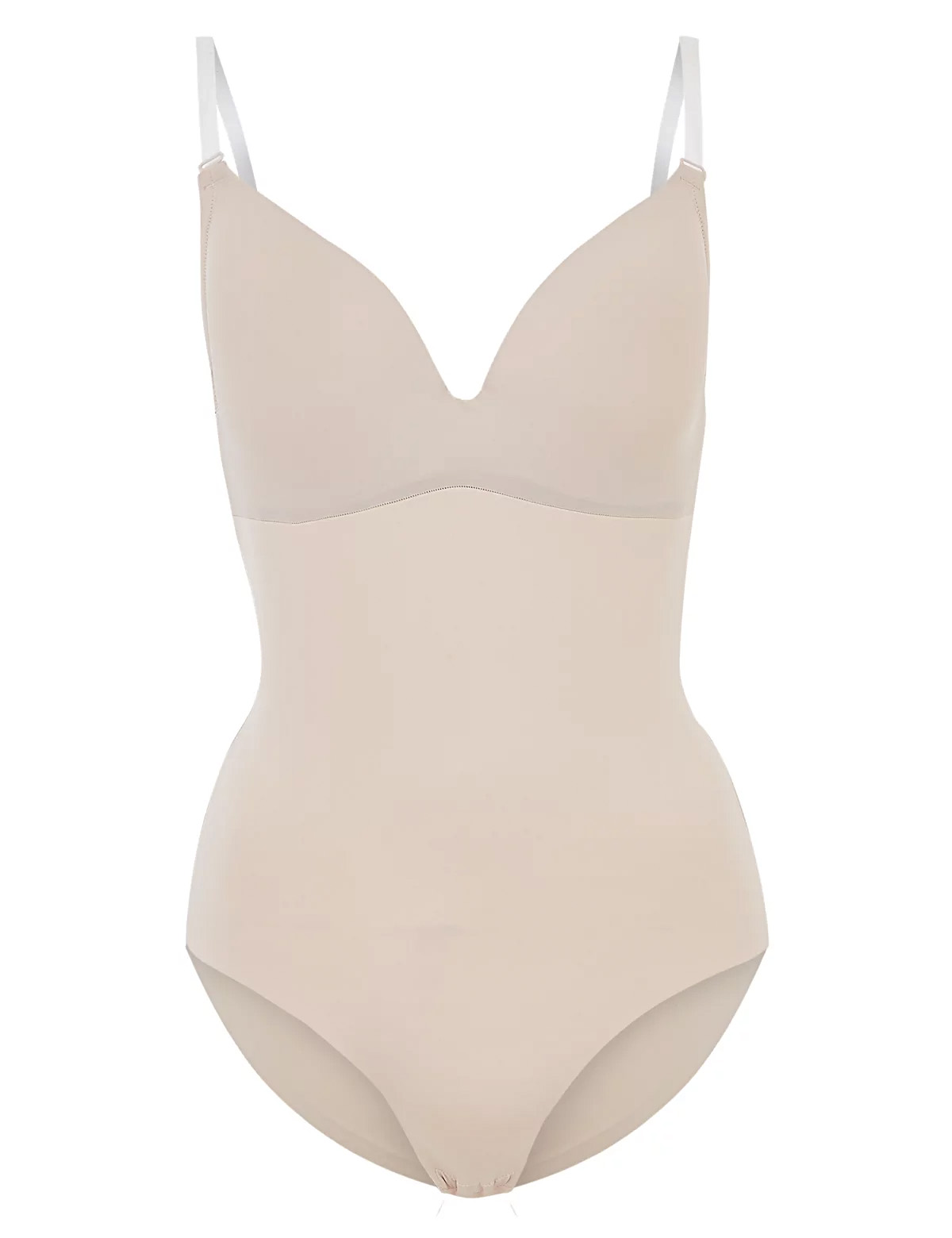 Marks and Spencer - - M&5 ALMOND Medium Control Ultimate Low Back Body ...