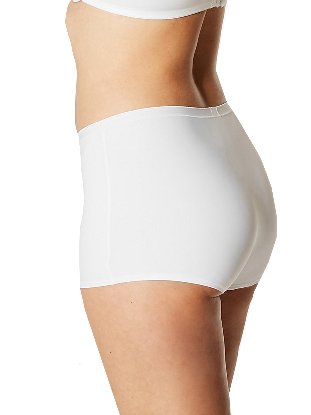 Marks and Spencer M&5 WHITE Light Control No VPL Shaping Shorts
