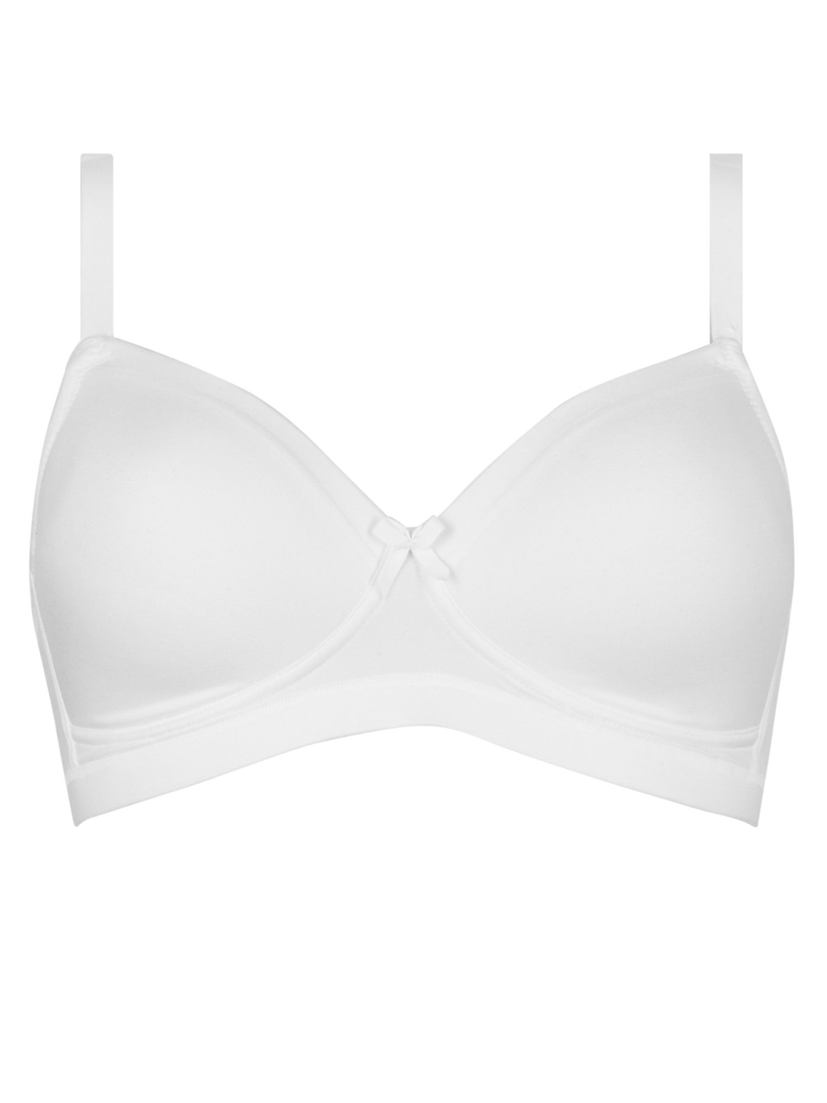 Marks And Spencer Irregular Mand5 White Post Surgery Sumptuously Soft Padded Full Cup Bra 0430