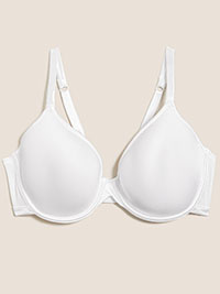 M&5 WHITE Padded Underwired Light As Air Spacer Bra - Size 32 to 40 (B-C-D-DD)