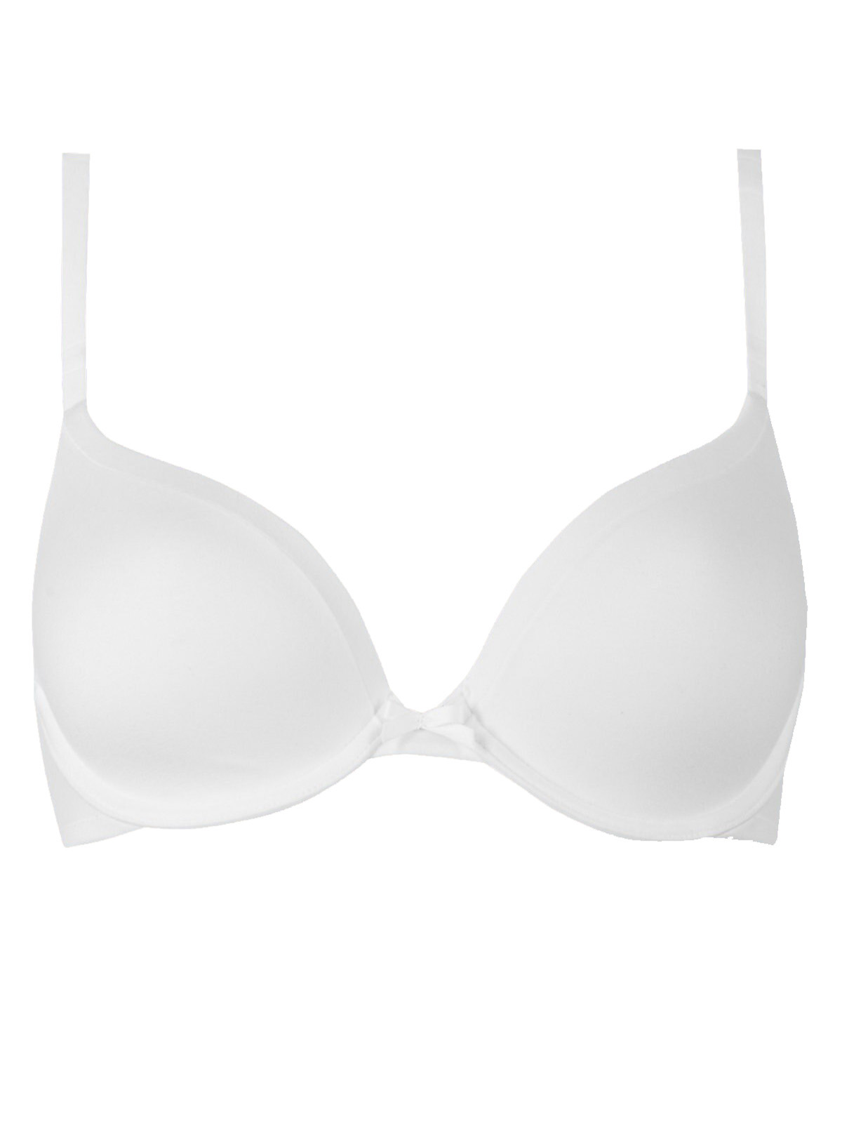 Marks and Spencer - - M&5 WHITE Sumptuously Soft Plunge T-Shirt Bra ...