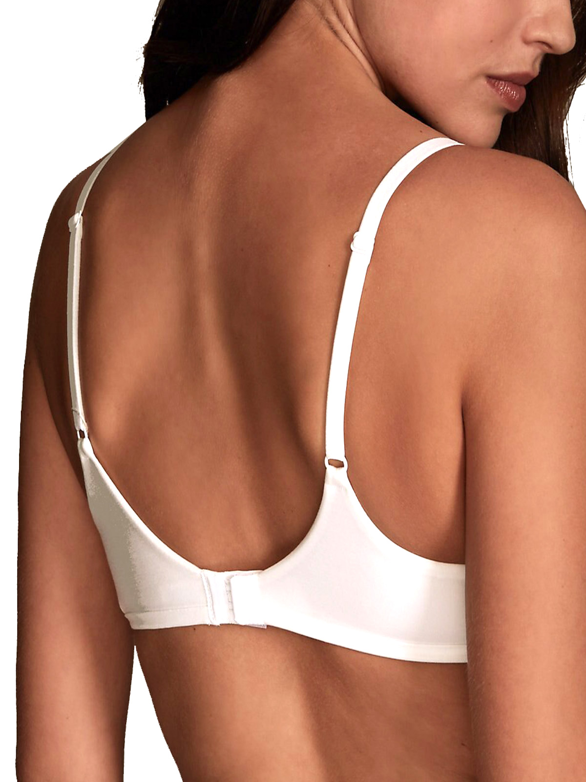 Marks And Spencer Mand5 White Sumptuously Soft Plunge T Shirt Bra Size 38 To 40 D Cup 2254