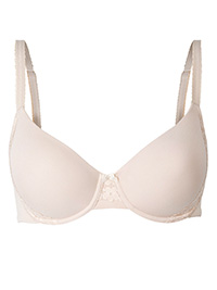 M&5 ALMOND Cool Comfort Cotton Rich Padded Full Cup Bra - Size 34 to 40 (A-B-C-D-E)