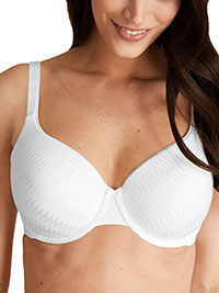 M&5 WHITE Underwired Full Cup T-Shirt Bra - Size 32 to 42 (B-C-D-E)