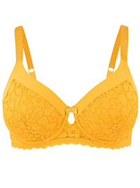 M&5 BUTTERCUP Cotton & Lace Full Cup Bra - Size 32 to 42 (A-B-C-D-DD-E)