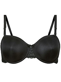 M&5 BLACK Non-Padded Strapless Bra - Size 32 to 42 (A-B-C-D)