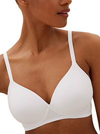 M&5 WHITE Non-Wired T-Shirt Bra - Size 34 to 40 (A-B-D-E)