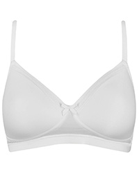 WHITE Sumptuously Soft Full Cup T-Shirt Bra - Size 34E