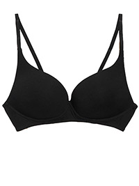 M&5 BLACK Non-Wired Full Cup Bra - Size 32 to 42 (B-C-D)