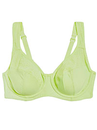 LIME High Impact Underwired Sports Bra - Size 34 to 38 (B-C-D-E-F-G-H)