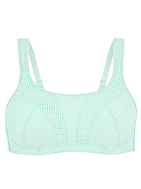 LIGHT-JADE High Impact Non-Wired Sports Bra - Size 32 to 42 (A-B-C-D-DD-E-F-G-GG-H)