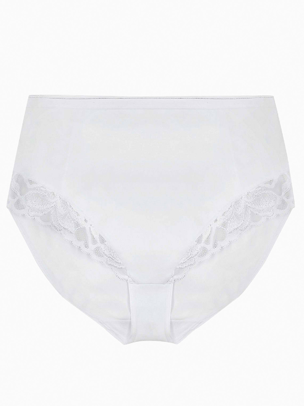 Marks and Spencer M&5 WHITE Firm Control High Leg Knickers Plus