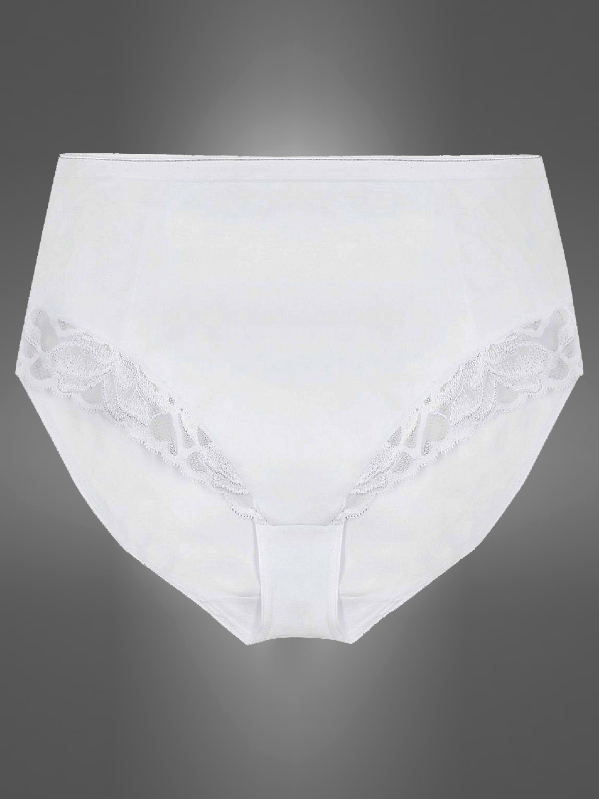 Marks and Spencer M&5 WHITE Firm Control High Leg Knickers Plus