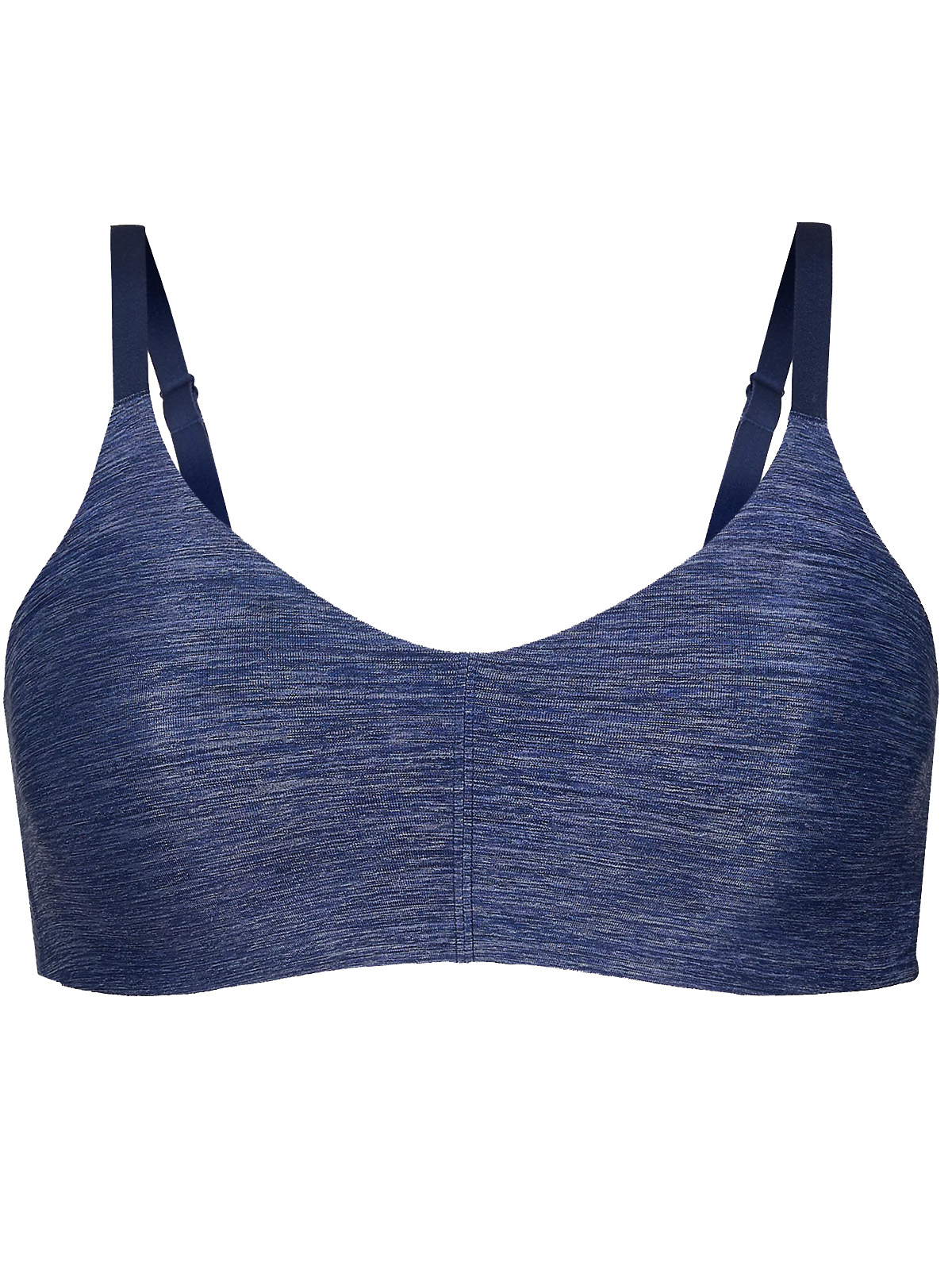 Marks And Spencer - - M&5 NAVY-MARL Flexifit Smoothing Non-Padded Full ...