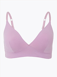 PALE-MAUVE Body Smoothing Non-Wired Bralette - Size 32 to 34 (BC-D)