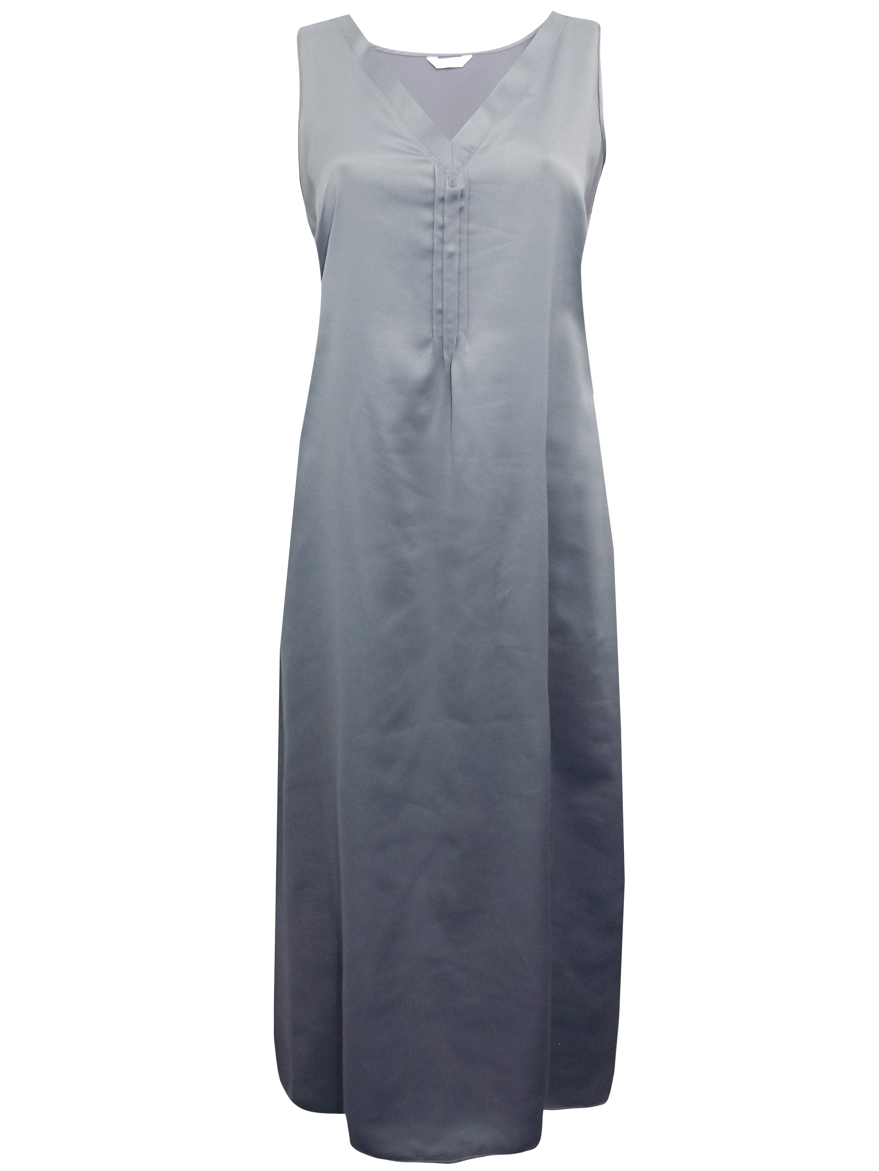 Marks and Spencer - - M&5 GREY Sleeveless Pintuck Long Nightdress ...