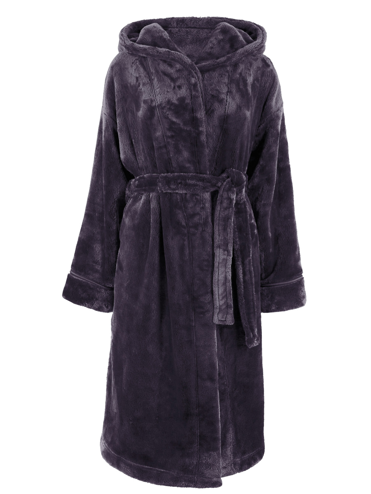 Marks and Spencer M&5 Rosie DARKGREY Supersoft Hooded Dressing