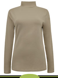 HESSIAN Funnel Neck Long Sleeve Top - Plus Size 14