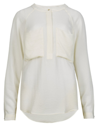 M&5 IVORY Long Sleeve Utility Shirt - Size 6 to 20 M&5 IVORY Long Sleeve Utility Shirt - Size 6 to 20