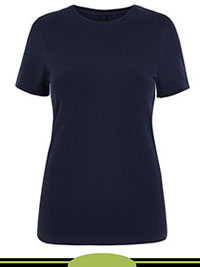 NAVY Cotton Rich Fitted T-Shirt - Size 6 to 24