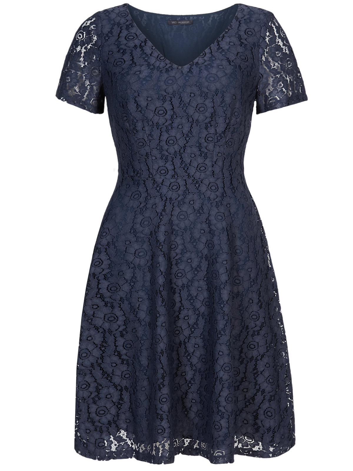 Marks and Spencer - - M&5 INDIGO Floral Lace Prom Dress - Size 8 to 20