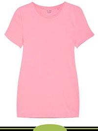 PINK Cotton Rich Fitted T-Shirt - Size 6 to 24