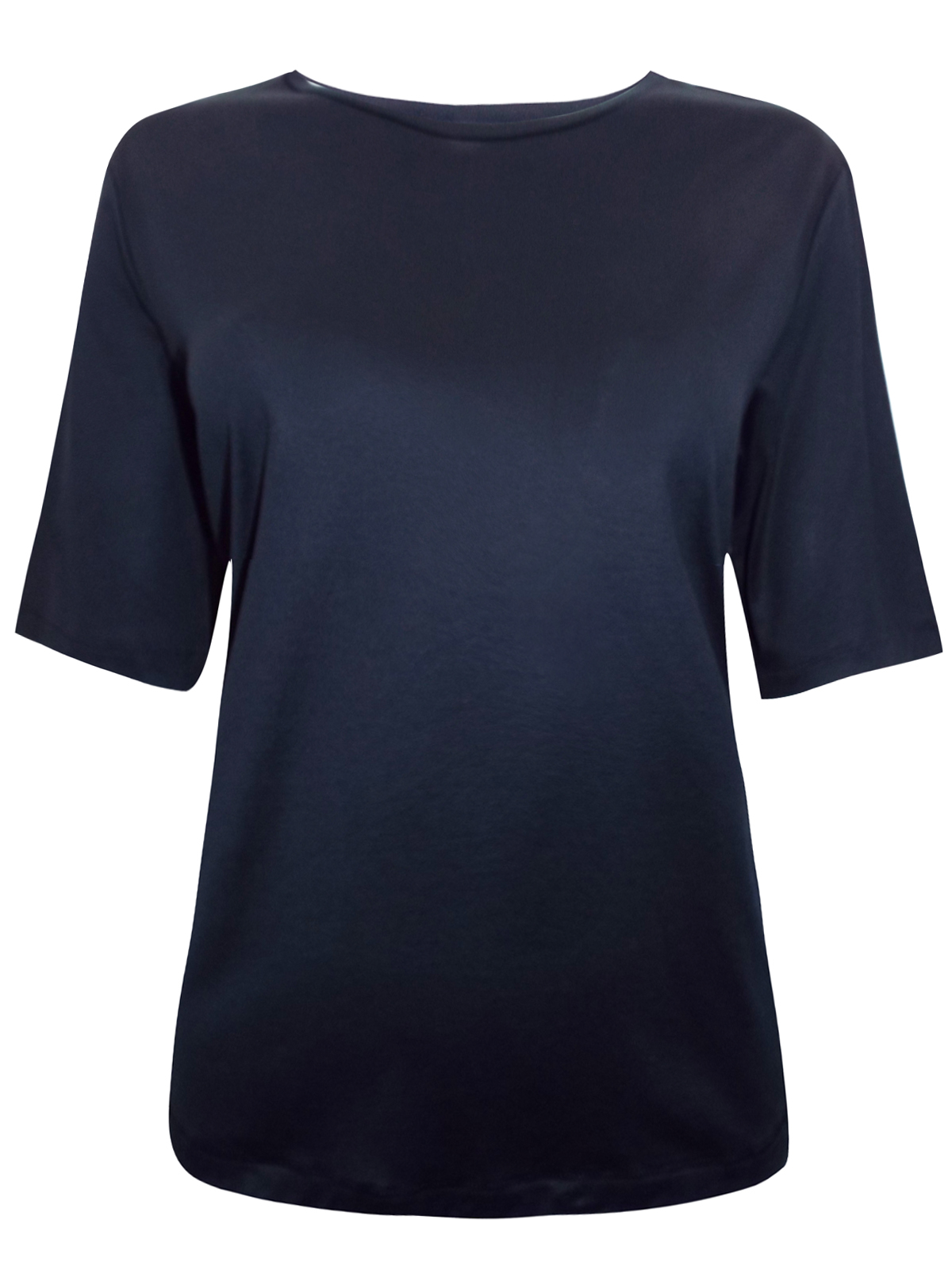 Marks and Spencer - - M&5 BLACK Half Sleeve T-Shirt - Size 6 to 22