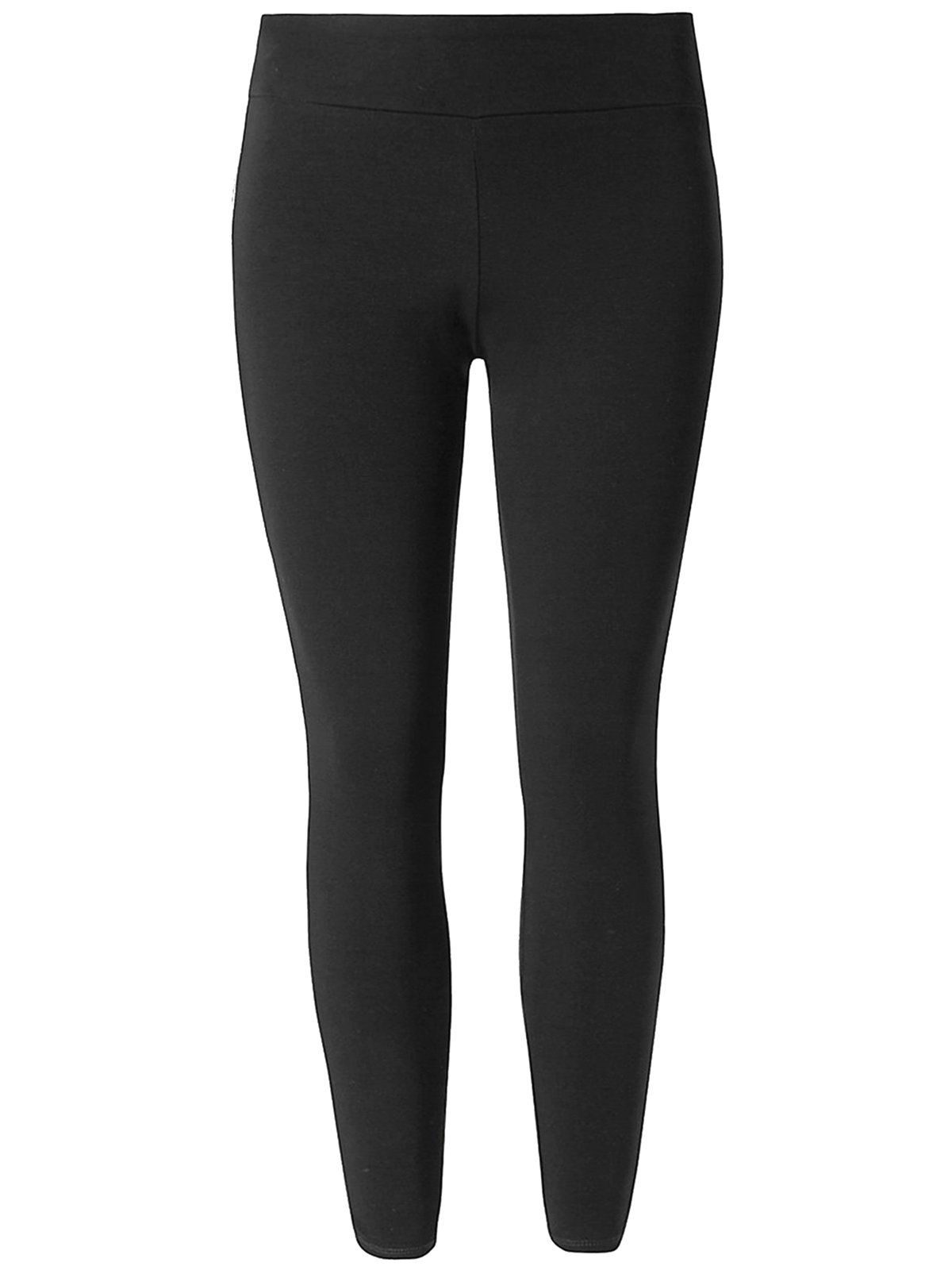 Marks and Spencer - - M&5 BLACK Cotton Rich Quick Dry Leggings - Size 8 ...