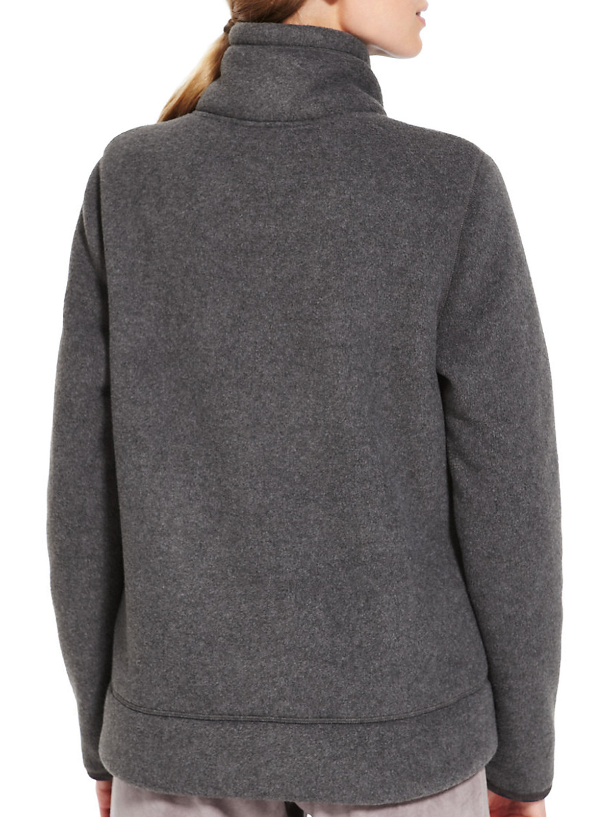 Marks and Spencer M&5 GREY Bonded Fleece Zip Through Jacket Size