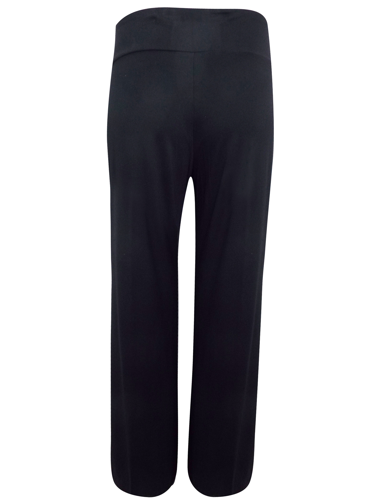 Marks and Spencer - - M&5 BLACK Full Length Jersey Yoga Trousers - Size ...