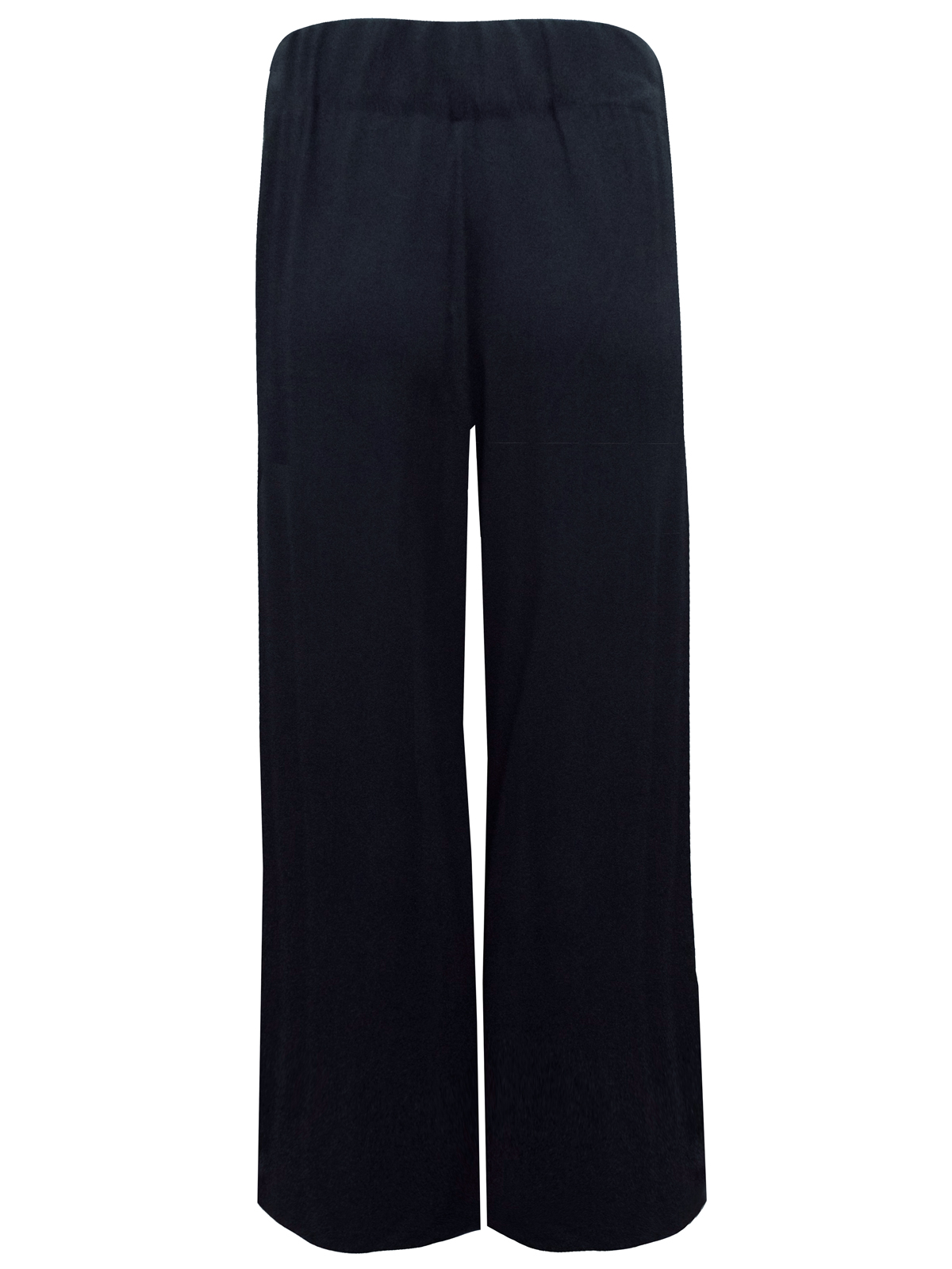 Marks and Spencer - - M&5 BLACK Lightweight Wide Leg Beach Trousers ...