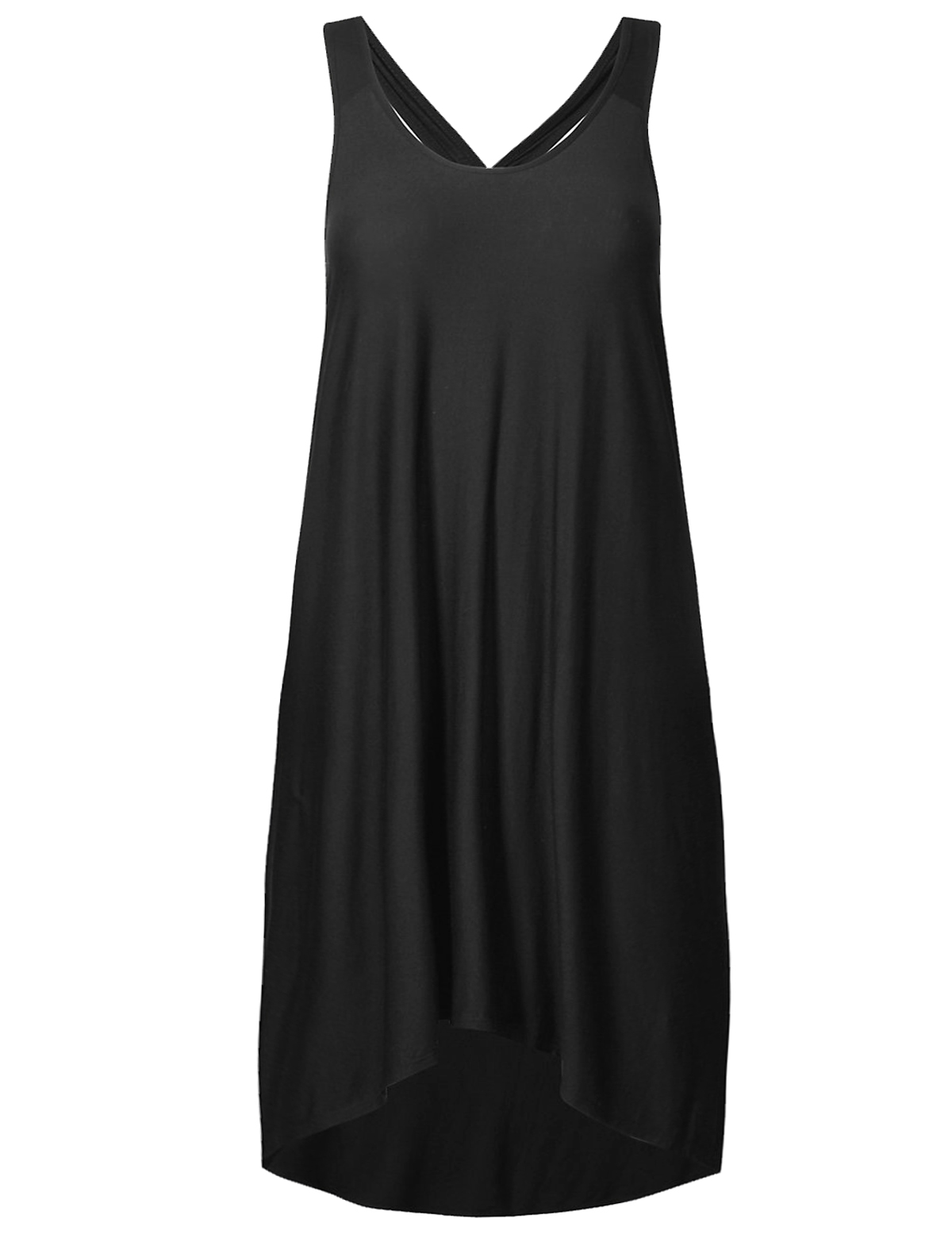 black dress with vest