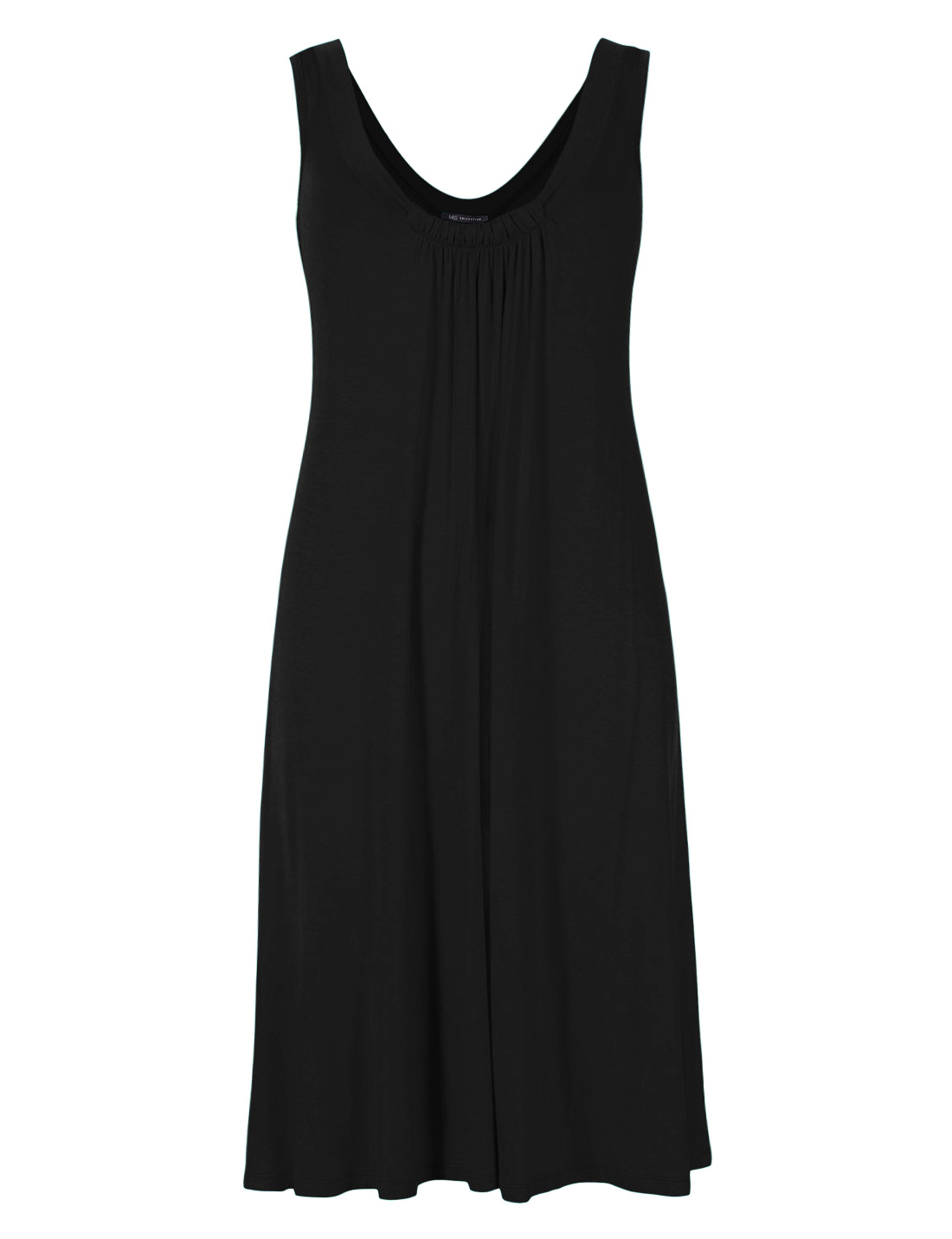 Marks and Spencer - - M&5 BLACK Twist & Gathered Front Tunic Beach ...