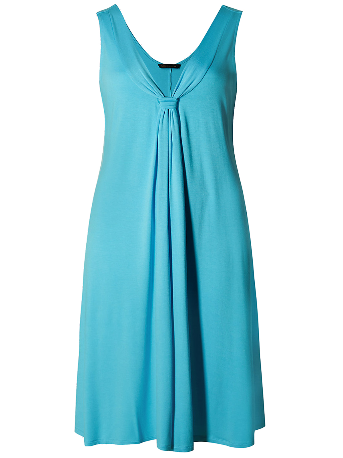 Marks and Spencer - - M&5 TURQUOISE Cool Comfort V-Neck Jersey Sun Dress - Size 8 to 20