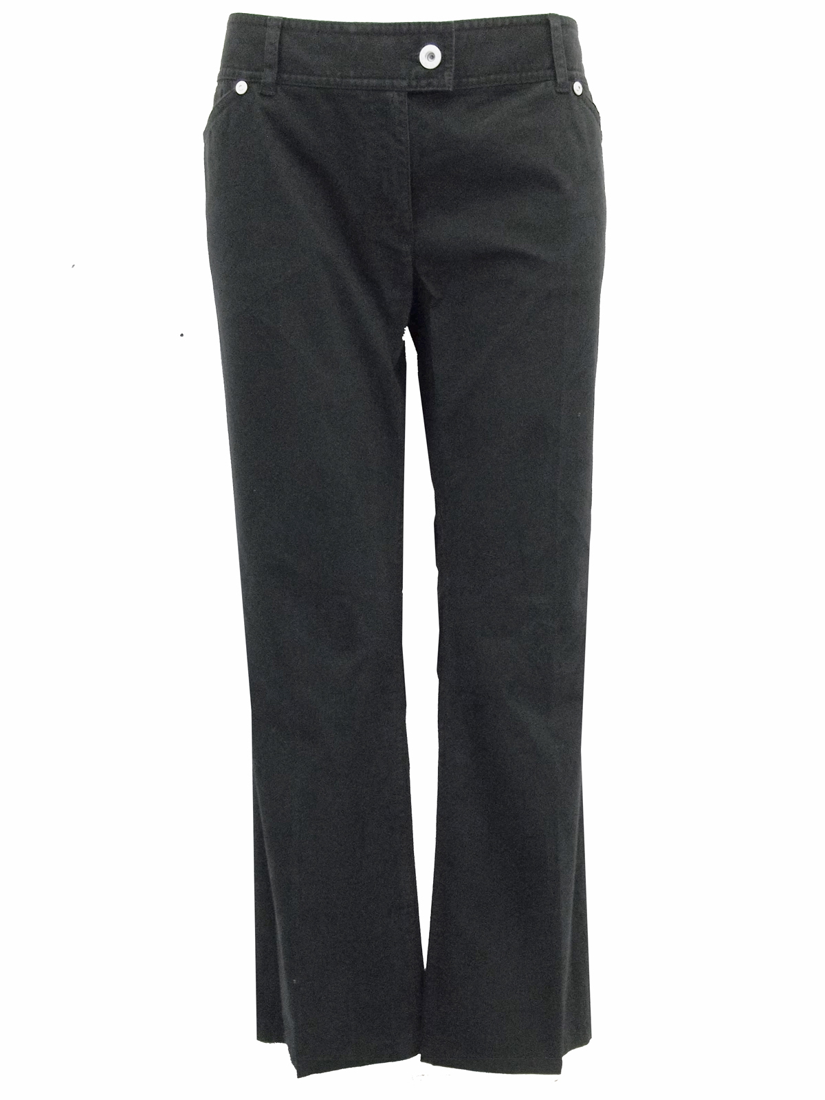 Marks and Spencer - - M&5 BLACK Cotton Rich Cargo Trousers - Size 14 to 18