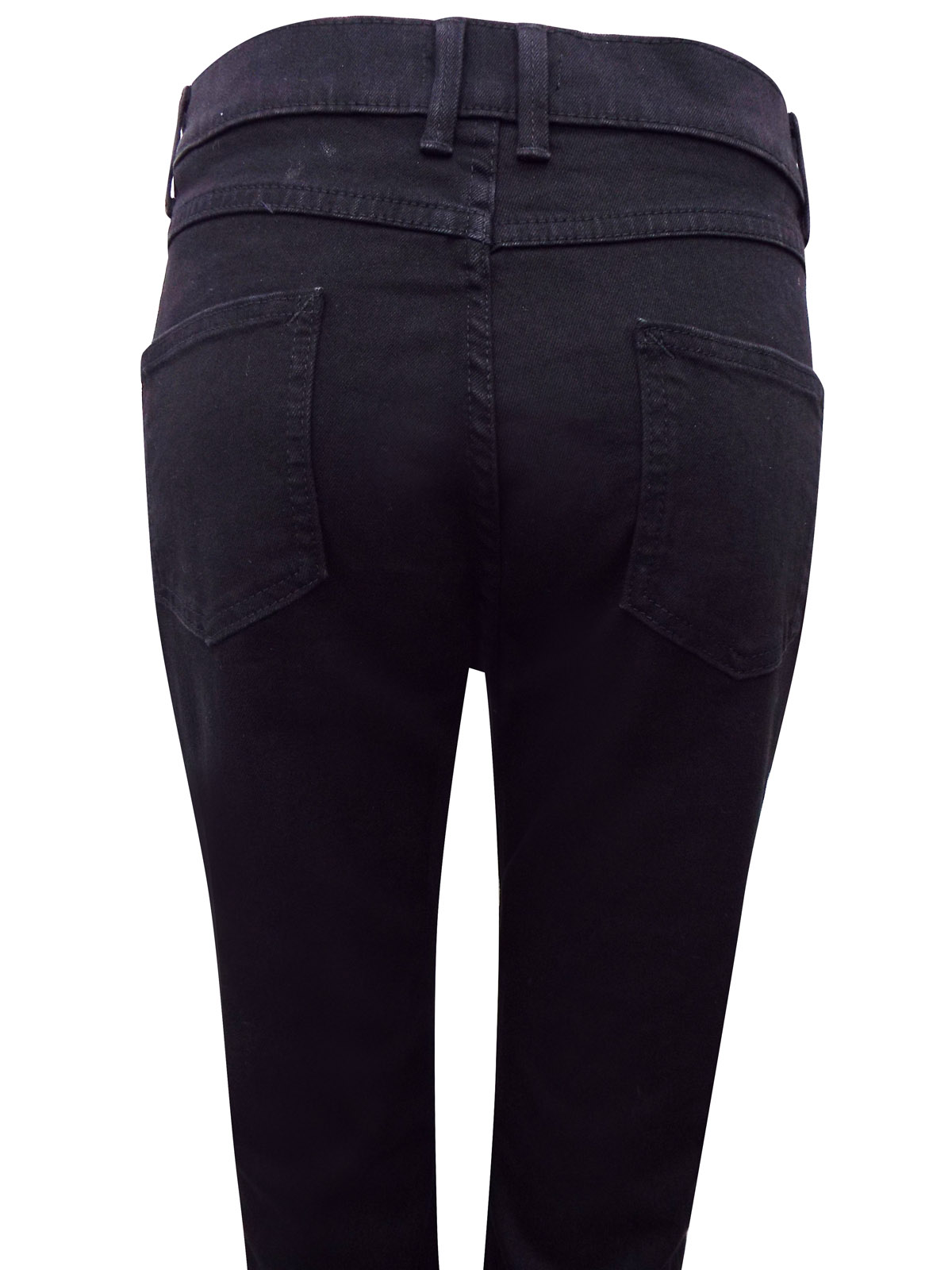 Marks and Spencer - - M&5 BLACK Bootleg Washed Look Denim Jeans - Size 10