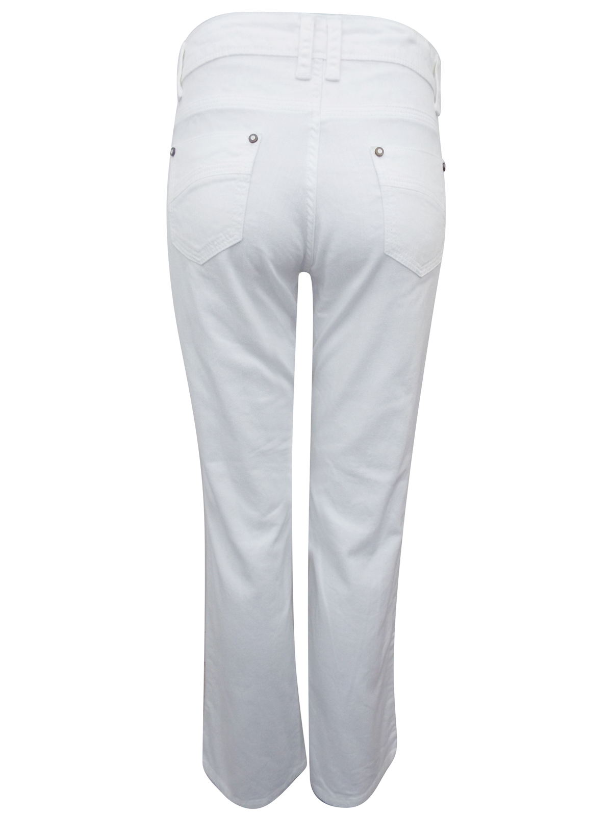 Marks and Spencer M&5 WHITE Bootcut Denim Jeans Size 10 to 18