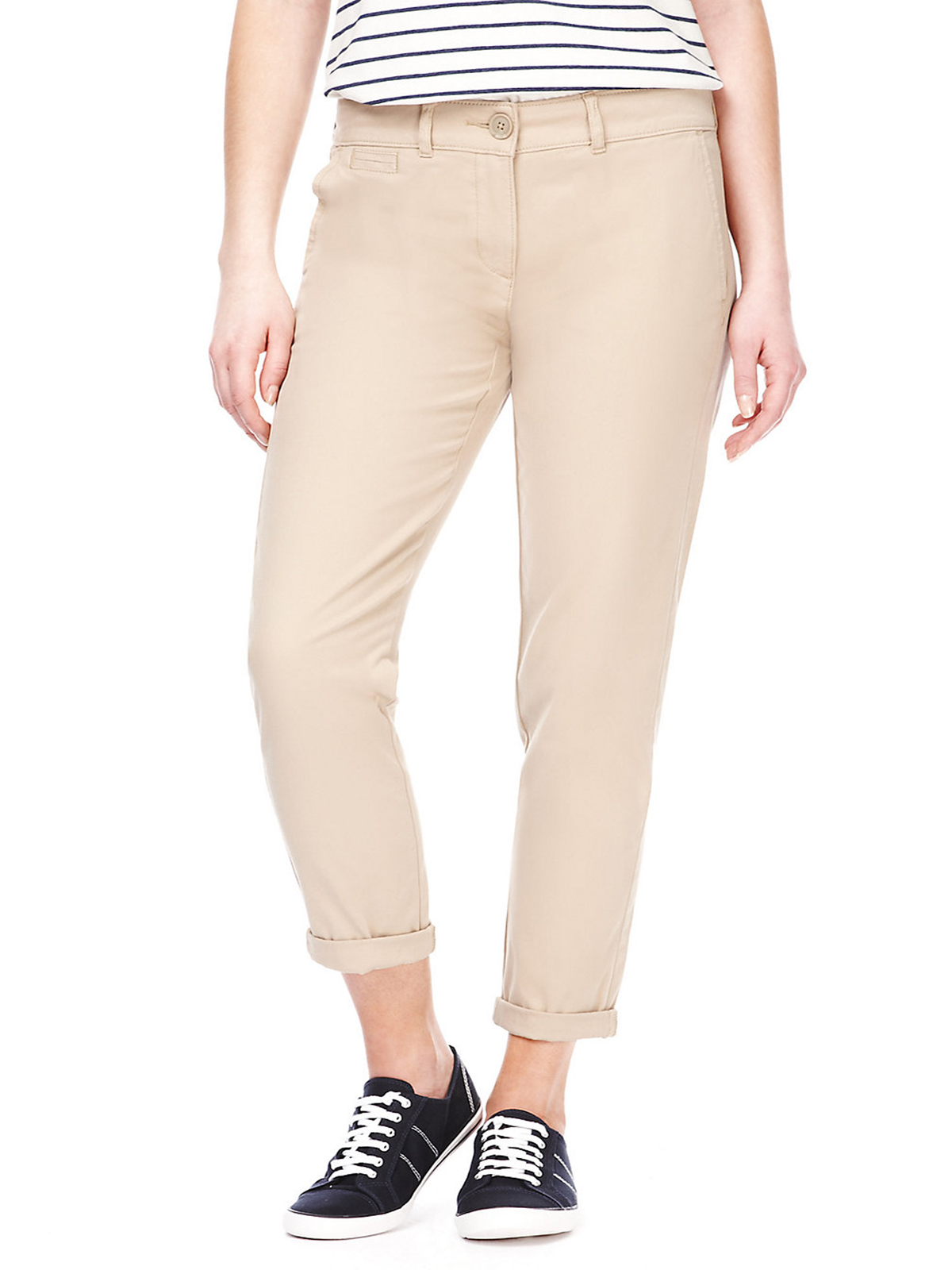 marks-and-spencer-m-5-stone-cotton-rich-turn-up-hem-chinos-size