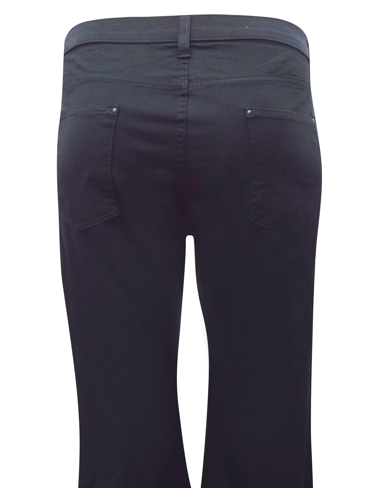 Marks and Spencer - - M&5 BLACK Straight Leg 2-Way Stretch Trousers ...