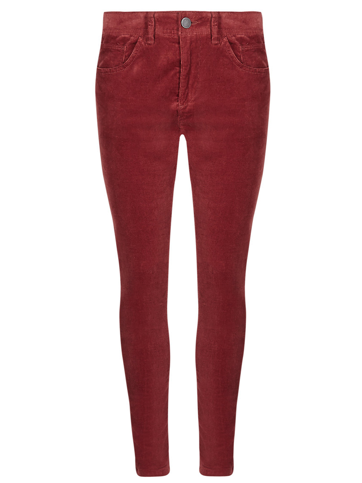 Marks and Spencer - - M&5 COGNAC Cotton Rich Corduroy Skinny Leg ...