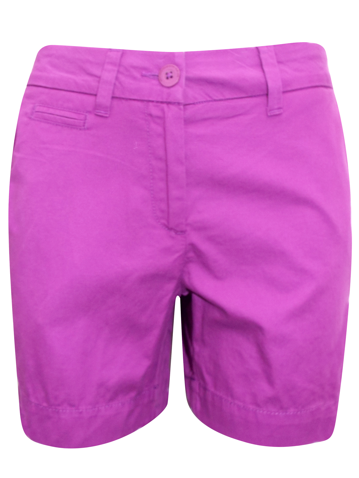 Marks and Spencer - - M&5 VIOLET Pure Cotton Chino Shorts - Size 8